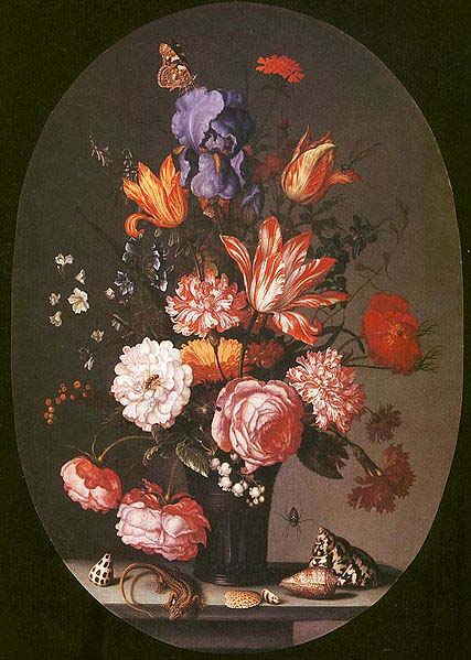 Balthasar van der Ast Flowers in a Glass Vase